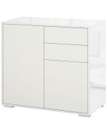 Aparador para salón 79x36x74 cm color blanco Homcom