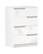 Cómoda 60x40x85 cm color blanco Homcom, hogar - muebles de dormitorio