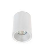 Foco de superficie para baños o exterior cilindrico blanco 1xgu10 ip65