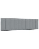 Cabecero de cama acolchado tela gris claro 180 cm eso7849