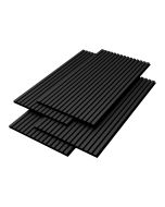 Set 4 paneles acústicos vang mdf 120×60×2 cm (2,88 m²) - roble gris