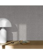 Papel pintado tnt textura textil espiga gris