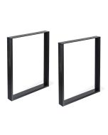 Pata de mesa rei 913 | 580x80x712 mm | níquel satinado | 2 uds.