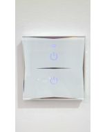 Interruptor inteligente Wi-Fi de 2 botones google home / alexa / tyua app
