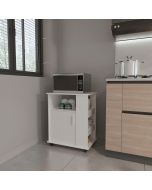 Armario inferiror lower en melamina con gabinete y 4 estantes