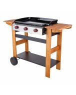 Plancha de asar a gas san sebastian 3 quemadores 8kw