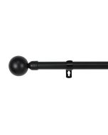 Barra de forja universal extensible (negro, 120-210cm bola)