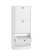 Zapatero estrecho 47x28x115 cm color blanco Homcom