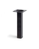 Pata de mesa rei 400g | 25x25x200 mm | negro | acero