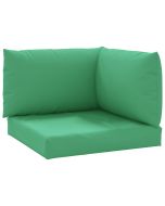 vidaXL cojines para palets 3 unidades tela oxford verde