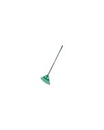 Escoba para hojas xl - 27 dientes - metal/plástico - verde - 173 cm