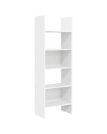 vidaXL estantería librería madera contrachapada blanco 60x35x180 cm