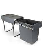 Contenedor de reciclaje recycle de 20 l para cocina, fijación inferior y