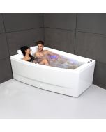 Bañera hidromasaje   sangha duo wave gauche  170 x120 x63   cm, spalina
