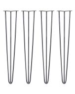 4 patas de horquilla skiski legs 71cm acero natural 3 dientes 10mm