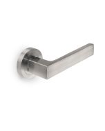 Manivelas de aluminio mackay con roseta d.50 mm para puertas de