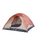 Tienda de campaña bergeijk doble techo poliéster 213x213x130 cm - marrón
