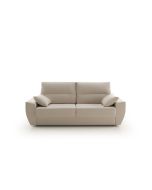 Sofá cama italiano mónaco 3 plazas 200x96cm tela antimanchas beige