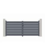 Puerta batiente de aluminio 3,5m vogel h.160cm