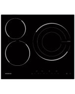 Placa vitroceramica infiniton vitro-a3i, 3 zonas,  tactil frontal, negro