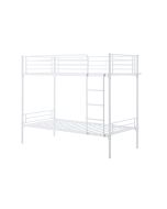 Litera metalica doble cama 90cm yh blanco