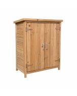 Armario multiusos para jardín gardiun abby 40x75x90 cm en madera con 2 capa
