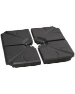 Base para sombrilla 103x103x8.3 cm hdpe Outsunny