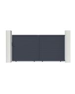 Puerta corredera de aluminio soldado eiger 3,5m h.180cm
