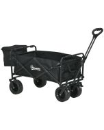 Carro de jardín 113x57x100 cm acero, tela oxford Outsunny