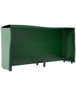 Estante para leña 200x36x99 cm metal, pe Outsunny, hogar - climatización