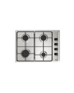 Placa teka hlx 540 but 50 cm 4 fuegos mandos laterales negros