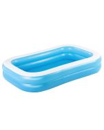 Bestway piscina inflable familiar rectangular azul blanco 262x175x51cm