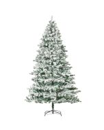 Árbol de navidad 140x140x225 cm PVC, metal bicolor Homcom