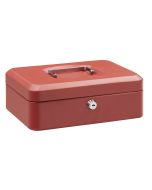 Arregui elegant c9234 caja caudales acero con bandeja, 25 cm ancho, rojo
