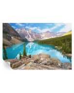 Papel pintado autoadhesivo lago azul 70x104 tulup