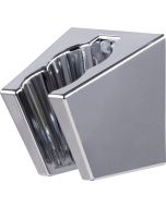 Soporte de pared para cabezal de ducha cromado .