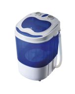 Mini lavadora portátil con centrifugado, camp briebe wm1111 blanco/azul 150