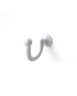 Colgador de pared rei 7-c1035.01 | 22x51x42 mm | blanco | zamak