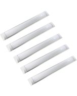 5x regletas LED slim 36w, color blanco frío 6000k, 120cm