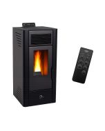 Estufa de pellets anita 11,6 kw negro sannover