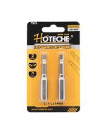 Bocas atornillador c/v 1/4x60mm 2uds