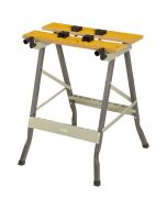 Banco de trabajo 62.5x60.5x78.5 cm metal, mdf color naranja durhand