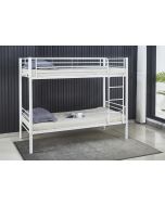 Litera singular as110  estructura metalica reforzado en color blanco