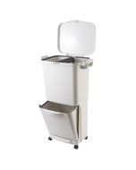 Cubo de basura de cocina de reciclaje 45l valoris