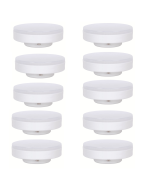 10x bombilla LED gx53 9w 3000k blanco cálido
