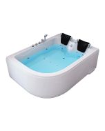 Bañera de hidromasaje blue ocean xl 180x120 cm – izquierda, 2 personas