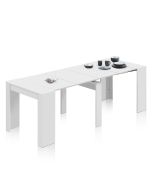 Mesa consola extensible kendra blanco