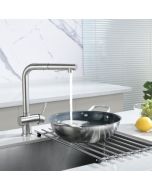 Grifo de cocina - cecipa® - extraíble - acero inoxidable 304 - ducha extraí