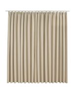 vidaXL cortina opaca con ganchos beige 290x245 cm