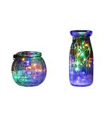 Nettlife guirnalda luces LED 2m coloreadas 8er-set
